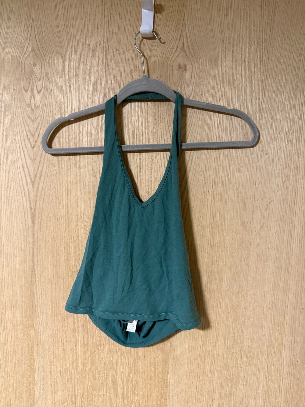 Green Racerback Halter Top XL